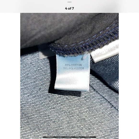 Ann Taylor Denim Pleated A-Line Skirt - Picture 4 of 6